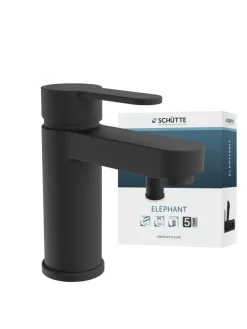 ELEPHANT Waschtischarmatur, Schwarz matt