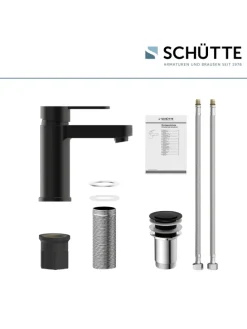 ELEPHANT Waschtischarmatur, Schwarz matt