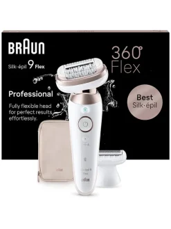 Epilierer "Silk-épil 9-030 3D" in Weiß/ Rosa