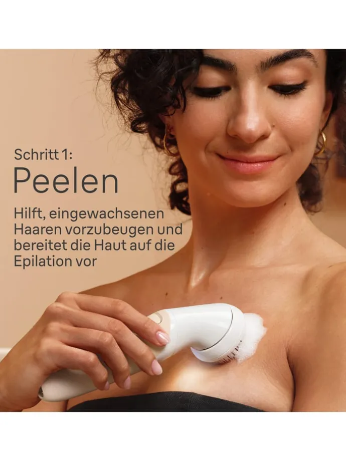 Epilierer "Silk-épil 9-481 3D SkinSpa" in Weiß/ Gold