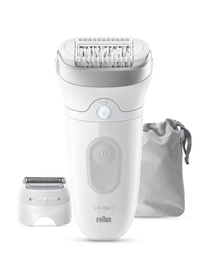 Epilierer "Silk-épil 7 SE7-041" in Weiß/ Grau