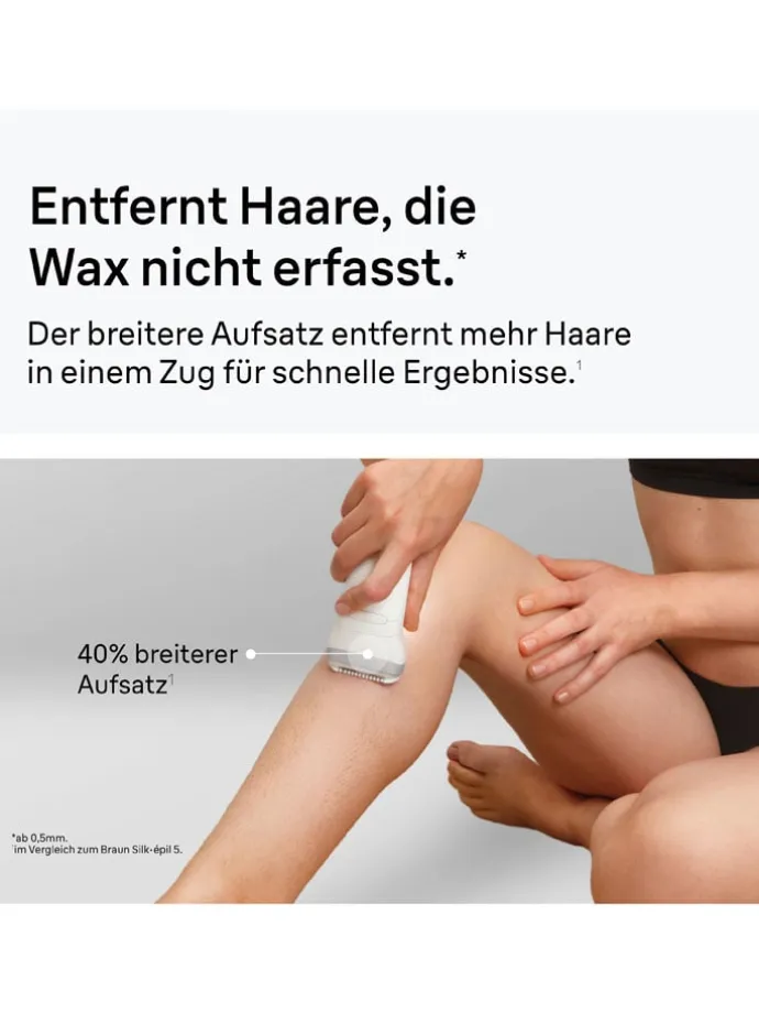 Epilierer "Silk-épil 7 SE7-041" in Weiß/ Grau