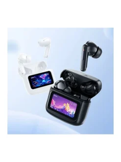 EQ14 TWS Bluetooth Kopfhörer Touchscreen Case Weiß