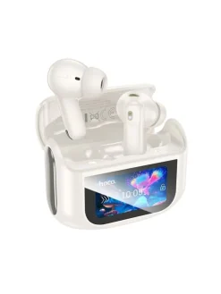 EQ21 TWS Kopfhörer ANC+ENC Touchscreen Case Weiß