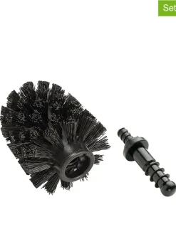 2er Set: Ersatzbürstenköpfe WC-Garnitur in Schwarz - Ø 8,5 cm