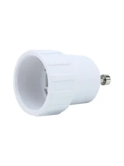 4er Set Lampenadapter E27 auf G9 in WEISS