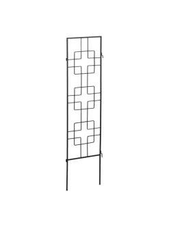 3er Set Rankgitter in Schwarz - (H)122 cm