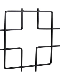 3er Set Rankgitter in Schwarz - (H)122 cm