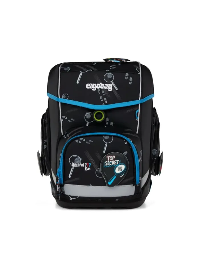 ergobag cubo Schulranzen-Set Drei Fragezeichen Kids Bärdektiv