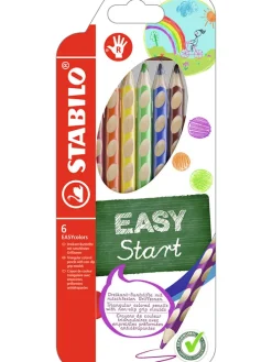 Ergonomische Buntstifte - Rechtshänder "STABILO EASYcolors" - 6 Stück