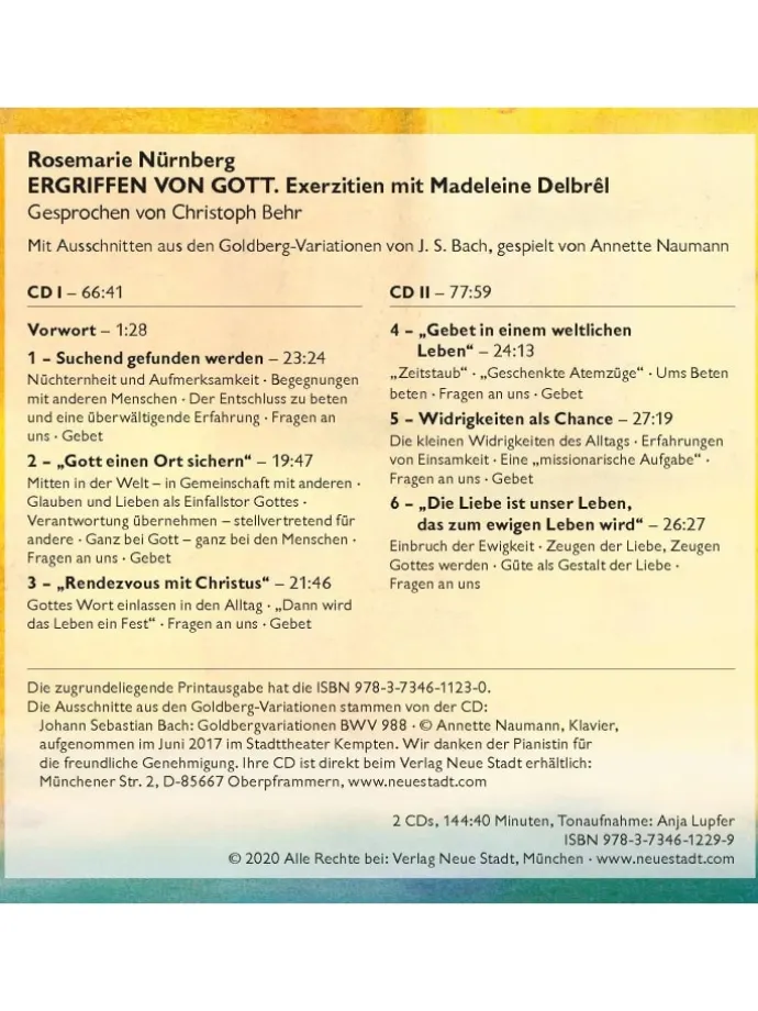 Ergriffen von Gott | Exerztien mit Madeleine Delbrêl