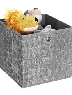 6er-Set: Aufbewahrungsboxen in Grau - (B)30 x (H)30 x (T)30 cm