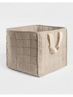 3er-Set: Aufbewahrungskörbe "Ersen" in Beige - (B)33 x (H)30 x (T)33 cm
