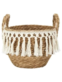 3er-Set: Aufbewahrungskörbe in Natur/ Creme