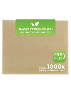 2er-Set: Backmatten in Beige - (L)36 x (B)42 cm