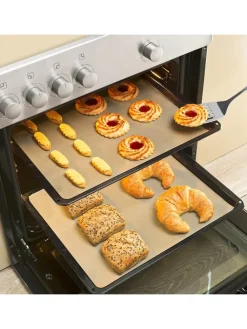 2er-Set: Backmatten in Beige - (L)36 x (B)42 cm