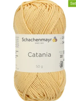 10er-Set: Baumwollgarne ''Catania'' in Gelb - 10x 50 g