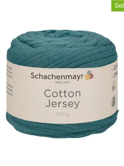 9er-Set: Baumwoll-Mixgarne ''Cotton Jersey'' in Türkis - 9x 100 g