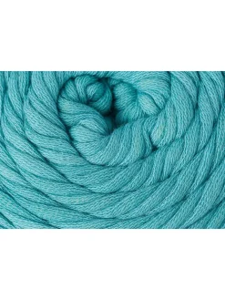 9er-Set: Baumwoll-Mixgarne ''Cotton Jersey'' in Türkis - 9x 100 g