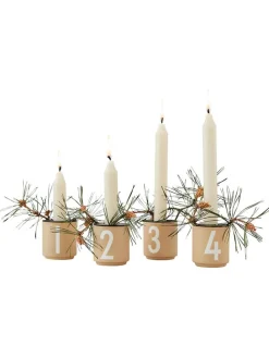 4er-Set: Becher in Beige - 50 ml