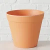 2er-Set: Übertöpfe "Giardino" in Orange - (H)13,5 Ø 15 cm