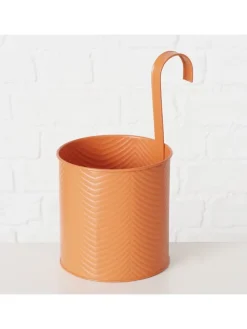 2er-Set: Übertöpfe "Riana" in Rot/ Orange - (H)28 Ø 16 cm