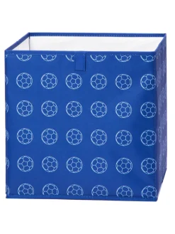 2er-Set: Boxen in Blau/ Grün - (B)33 x (H)33 x (T)33 cm