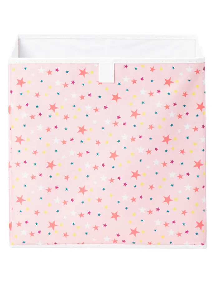 2er-Set: Boxen in Rosa - (B)33 x (H)33 x (T)33 cm