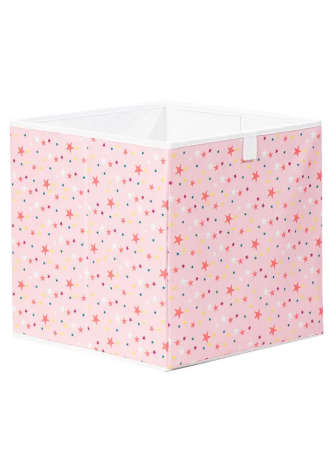 2er-Set: Boxen in Rosa - (B)33 x (H)33 x (T)33 cm