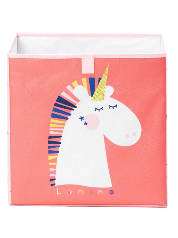 2er-Set: Boxen in Rosa - (B)33 x (H)33 x (T)33 cm