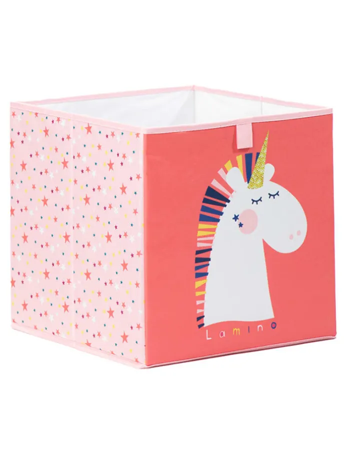 2er-Set: Boxen in Rosa - (B)33 x (H)33 x (T)33 cm