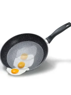 3er-Set: Bratpfannen in Grau