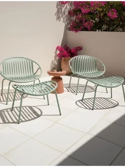 4er-Set Cocktailsessel CASPERIA in Grün