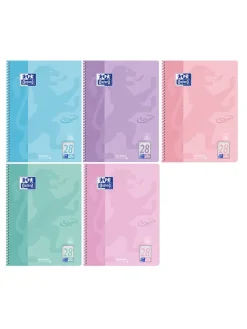 5er-Set: Collegeblöcke "Touch - Lineatur 28" in Bunt - DIN A4