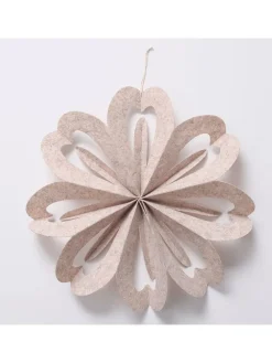 4er-Set: Dekoanhänger "Kassio" in Creme/ Beige - (H)6 cm