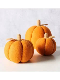 3er-Set: Dekoaufsteller "Tikva" in Orange