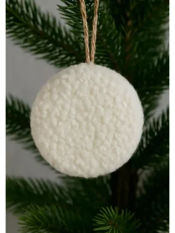 3er-Set: Dekohänger in Creme - (L)12 cm