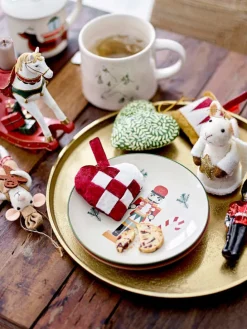 3er-Set: Dekohänger ''Velua'' in Rot/ Weiß