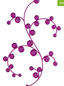 4er-Set: Dekoobjekt "Antoinette" in Lila - (B)30 x (H)48,9 cm