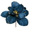 2er-Set: Dekopflanzen in Dunkelblau/ Gold - (H)25 cm