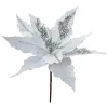 2er-Set: Dekopflanzen in Weiß/ Silber - (H)26 cm
