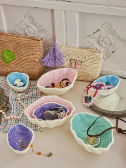 2er-Set: Dekoschalen in Blau/ Mint