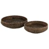 2er-Set: Dekoschalen in Braun