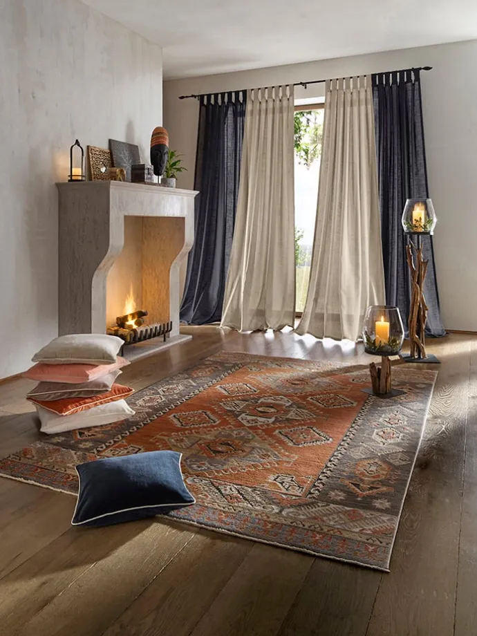 2er-Set: Dekostores in Schwarz