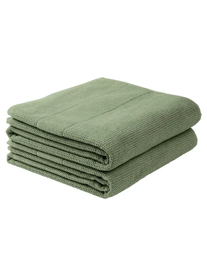 2er-Set: Duschtücher "Turin" in Grün