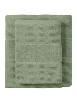 2er-Set: Duschtücher "Turin" in Grün