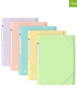 5er-Set: Eckspannermappen in Bunt - DIN A4