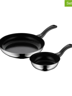 2er-Set: Edelstahl-Bratpfannen "Devil"