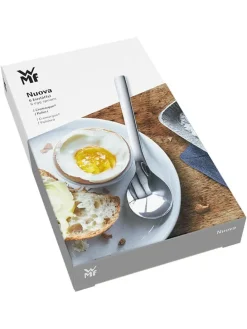 6er-Set: Edelstahl-Eierlöffel ''Nuova 233'' - (L)12 cm