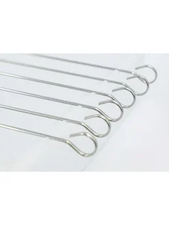 2er-Set: Edelstahl-Grillspießen - 2x 6 Stück